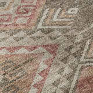 Piper Looms Mayfield Global AMF1091 Brown Machine Washable Area Rug Swatch Image