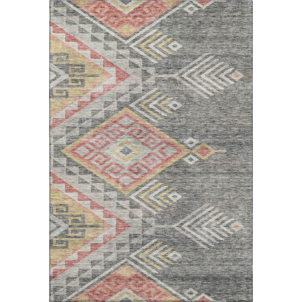Piper Looms Mayfield Global AMF1091 Gray Machine Washable Area Rug main image