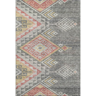 Piper Looms Mayfield Global AMF1091 Gray Machine Washable Area Rug main image