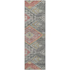 Piper Looms Mayfield Global AMF1091 Gray Machine Washable Area Rug Runner Main Image