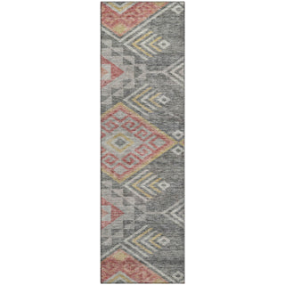 Piper Looms Mayfield Global AMF1091 Gray Machine Washable Area Rug Runner Main Image