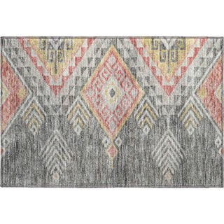 Piper Looms Mayfield Global AMF1091 Gray Machine Washable Area Rug Scatter Main Image