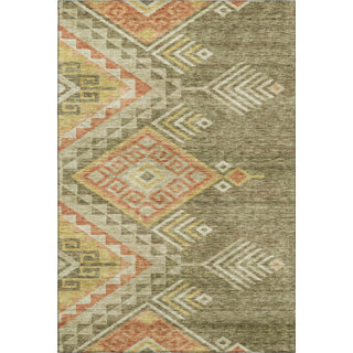 Piper Looms Mayfield Global AMF1091 Green Machine Washable Area Rug main image