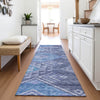 Piper Looms Mayfield Global AMF1091 Navy Machine Washable Area Rug Runner Lifestyle Image Feature