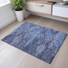 Piper Looms Mayfield Global AMF1091 Navy Machine Washable Area Rug Scatter Lifestyle Image Feature