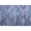 Piper Looms Mayfield Global AMF1091 Navy Machine Washable Area Rug Scatter Main Image