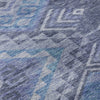 Piper Looms Mayfield Global AMF1091 Navy Machine Washable Area Rug Swatch Image
