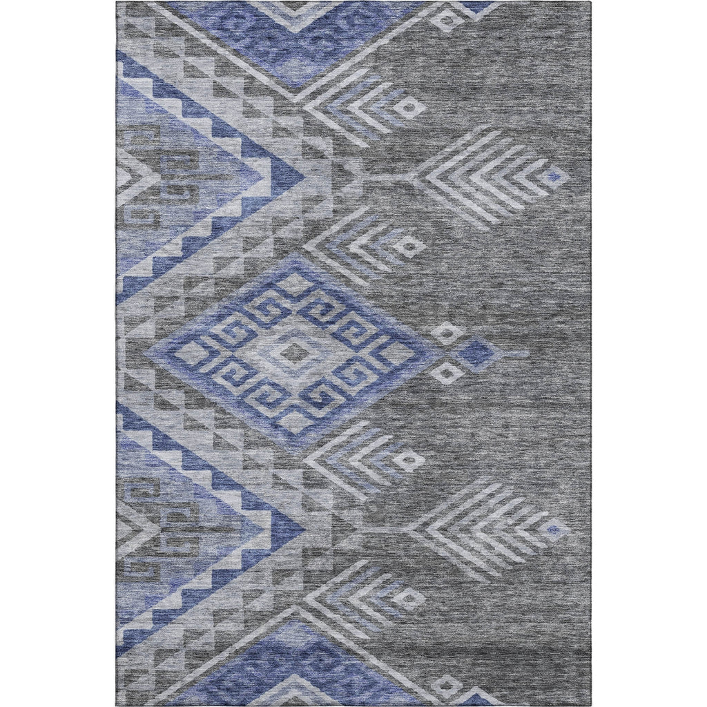 Piper Looms Mayfield Global AMF1091 Pewter Machine Washable Area Rug main image