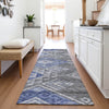 Piper Looms Mayfield Global AMF1091 Pewter Machine Washable Area Rug Runner Lifestyle Image Feature