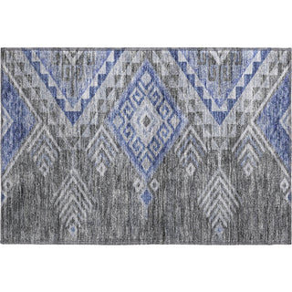Piper Looms Mayfield Global AMF1091 Pewter Machine Washable Area Rug Scatter Main Image