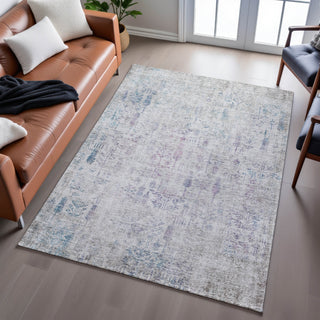 Piper Looms Mayfield Floral AMF1092 Ivory Machine Washable Area Rug Lifestyle Image Feature