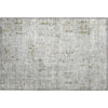 Piper Looms Mayfield Floral AMF1092 Silver Machine Washable Area Rug Scatter Main Image