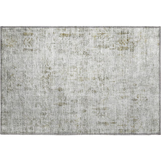 Piper Looms Mayfield Floral AMF1092 Silver Machine Washable Area Rug Scatter Main Image