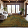 Piper Looms Mayfield Abstract AMF1093 Copper Machine Washable Area Rug Lifestyle Image Feature