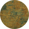 Piper Looms Mayfield Abstract AMF1093 Copper Machine Washable Area Rug Round Main Image