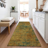Piper Looms Mayfield Abstract AMF1093 Copper Machine Washable Area Rug Runner Lifestyle Image Feature