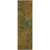 Piper Looms Mayfield Abstract AMF1093 Copper Machine Washable Area Rug Runner Main Image