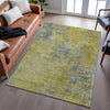 Piper Looms Mayfield Abstract AMF1093 Gold Machine Washable Area Rug Lifestyle Image Feature