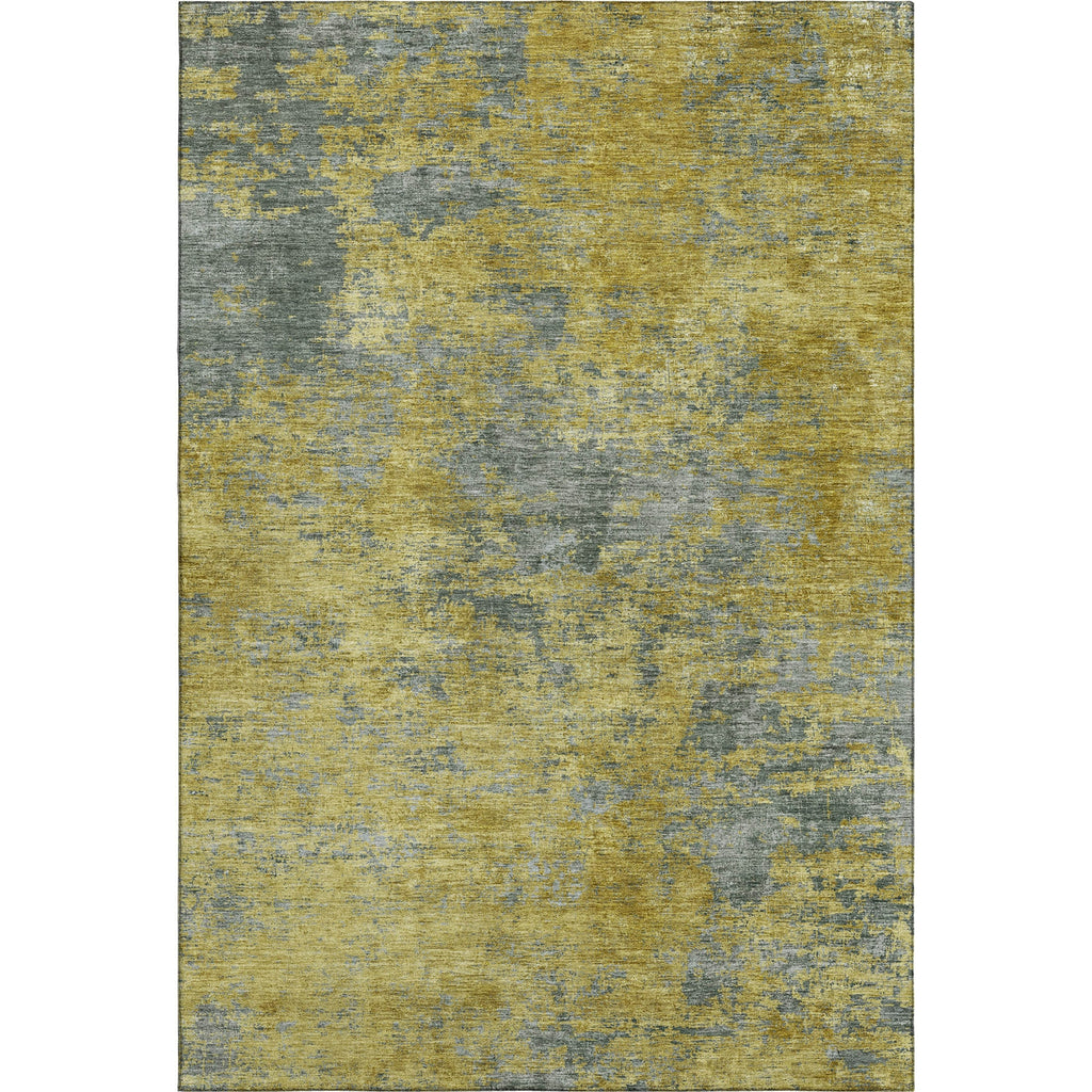Piper Looms Mayfield Abstract AMF1093 Gold Machine Washable Area Rug main image