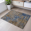 Piper Looms Mayfield Abstract AMF1093 Navy Machine Washable Area Rug Scatter Lifestyle Image Feature