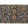 Piper Looms Mayfield Damask AMF1094 Navy Machine Washable Area Rug Scatter Main Image