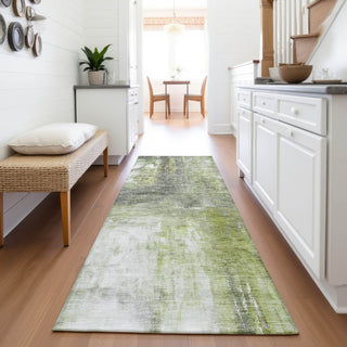 Piper Looms Mayfield Modern AMF1095 Aloe Machine Washable Area Rug Runner Lifestyle Image Feature