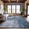 Piper Looms Mayfield Modern AMF1095 Blue Machine Washable Area Rug Lifestyle Image Feature