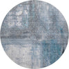 Piper Looms Mayfield Modern AMF1095 Blue Machine Washable Area Rug Round Main Image