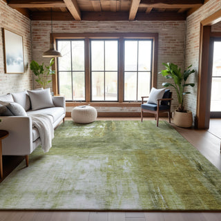 Piper Looms Mayfield Modern AMF1095 Sage Machine Washable Area Rug Lifestyle Image Feature