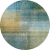 Piper Looms Mayfield Modern AMF1096 Blue Machine Washable Area Rug Round Main Image