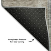 Piper Looms Mayfield Modern AMF1097 Mocha Machine Washable Area Rug Backing Image