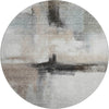 Piper Looms Mayfield Modern AMF1097 Mocha Machine Washable Area Rug Round Main Image