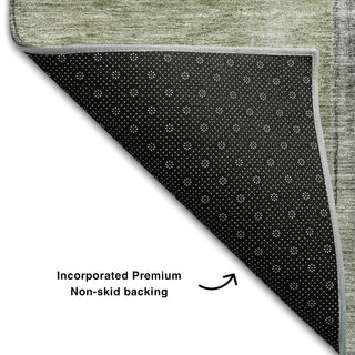 Piper Looms Mayfield Modern AMF1097 Sage Machine Washable Area Rug Backing Image