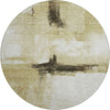 Piper Looms Mayfield Modern AMF1097 Wheat Machine Washable Area Rug Round Main Image