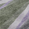 Piper Looms Mayfield Swirls AMF1098 Aloe Machine Washable Area Rug Swatch Image