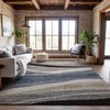 Piper Looms Mayfield Swirls AMF1098 Blue Machine Washable Area Rug Lifestyle Image Feature