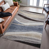 Piper Looms Mayfield Swirls AMF1098 Blue Machine Washable Area Rug Lifestyle Image Feature