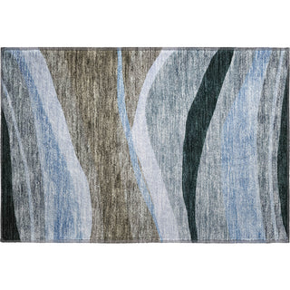 Piper Looms Mayfield Swirls AMF1098 Brown Machine Washable Area Rug Scatter Main Image