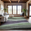 Piper Looms Mayfield Swirls AMF1098 Purple Machine Washable Area Rug Lifestyle Image Feature
