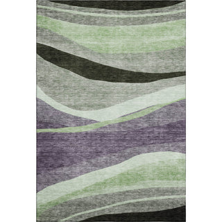 Piper Looms Mayfield Swirls AMF1098 Purple Machine Washable Area Rug main image
