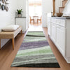 Piper Looms Mayfield Swirls AMF1098 Purple Machine Washable Area Rug Runner Lifestyle Image Feature