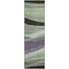 Piper Looms Mayfield Swirls AMF1098 Purple Machine Washable Area Rug Runner Main Image