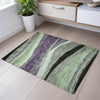Piper Looms Mayfield Swirls AMF1098 Purple Machine Washable Area Rug Scatter Lifestyle Image Feature