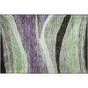 Piper Looms Mayfield Swirls AMF1098 Purple Machine Washable Area Rug Scatter Main Image