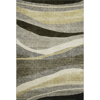 Piper Looms Mayfield Swirls AMF1098 Taupe Machine Washable Area Rug main image