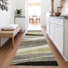 Piper Looms Mayfield Swirls AMF1098 Taupe Machine Washable Area Rug Runner Lifestyle Image Feature