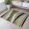 Piper Looms Mayfield Swirls AMF1098 Taupe Machine Washable Area Rug Scatter Lifestyle Image Feature