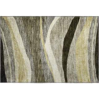 Piper Looms Mayfield Swirls AMF1098 Taupe Machine Washable Area Rug Scatter Main Image