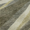 Piper Looms Mayfield Swirls AMF1098 Taupe Machine Washable Area Rug Swatch Image