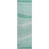 Piper Looms Mayfield Swirls AMF1099 Aqua Machine Washable Area Rug Runner Main Image